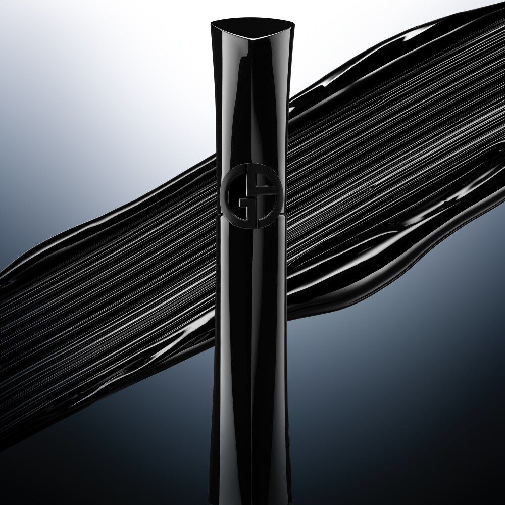 Armani Beauty Vertigo Drama black mascara with rich texture stroke for lifted, defined lashes