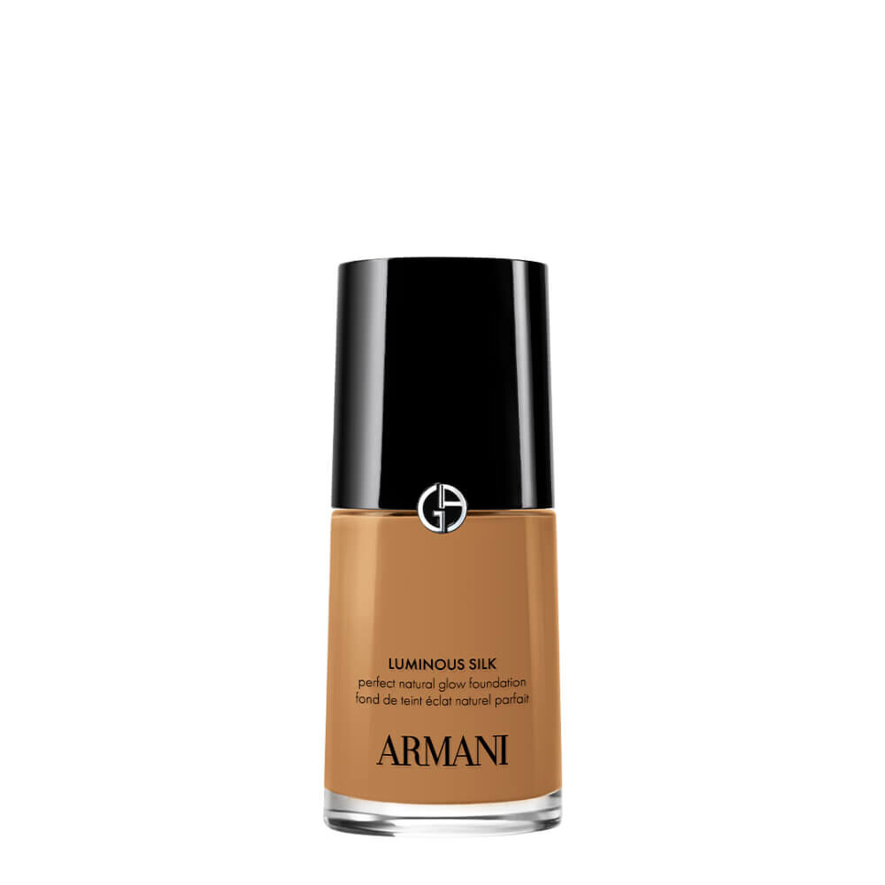 A bottle of Armani LUMINOUS SILK PERFECT NATURAL GLOW FOUNDATION.