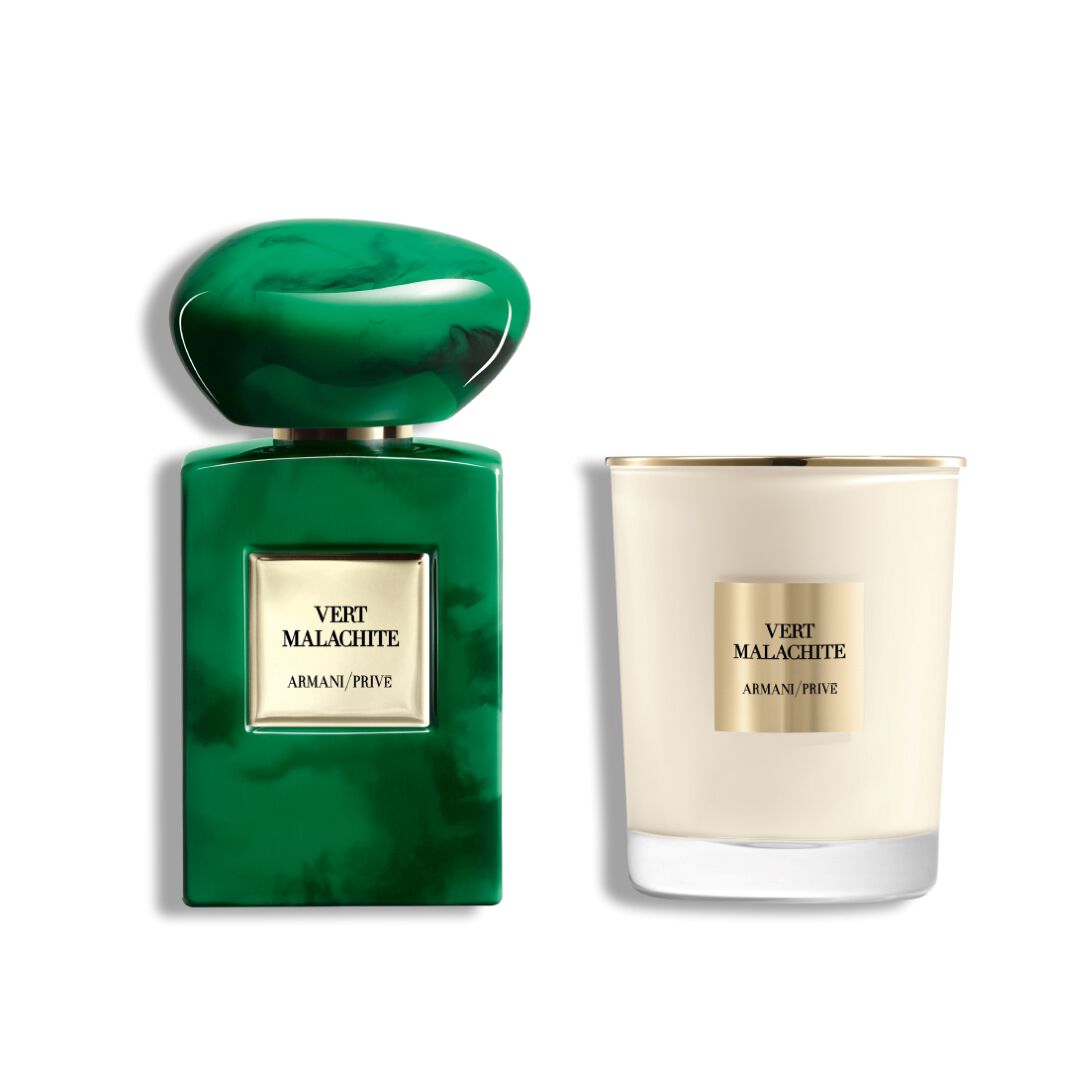 DUO ARMANI/PRIVE VERT MALACHITE & BOUGIE