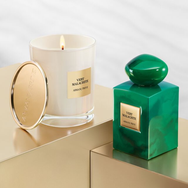 DUO ARMANI/PRIVE VERT MALACHITE & BOUGIE